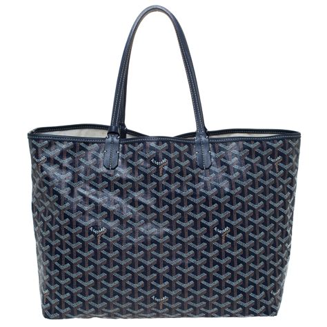 blue goyard navy tote|Goyard saint louis pm price.